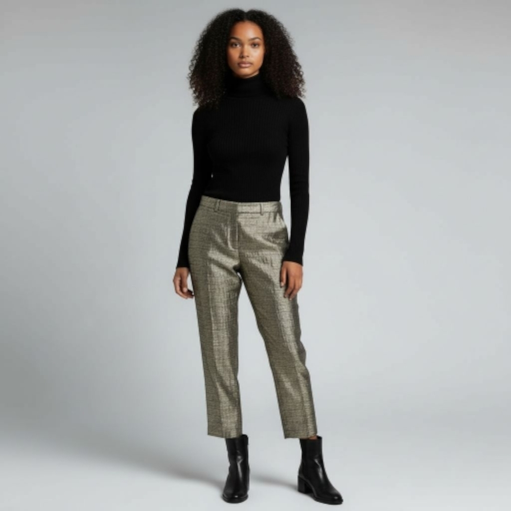 McQ Alexander McQueen Metallic Stripe Trousers